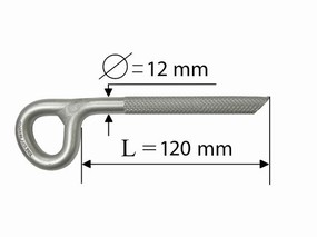 Art.125 - MASTERFIX  inox Ø12x120