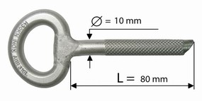 Art. 519 - “RADIUS” inox Ø10x80 