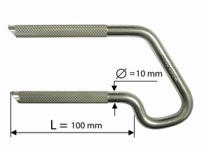 Art. 523 - “FORK" inox Ø10x100