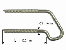 Art. 524 - “FORK" inox Ø10x120