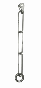 Art. 542 - Gruppo Sosta inox di calata - 1Rock Ø10mm+1Catena Lunga+1Anello